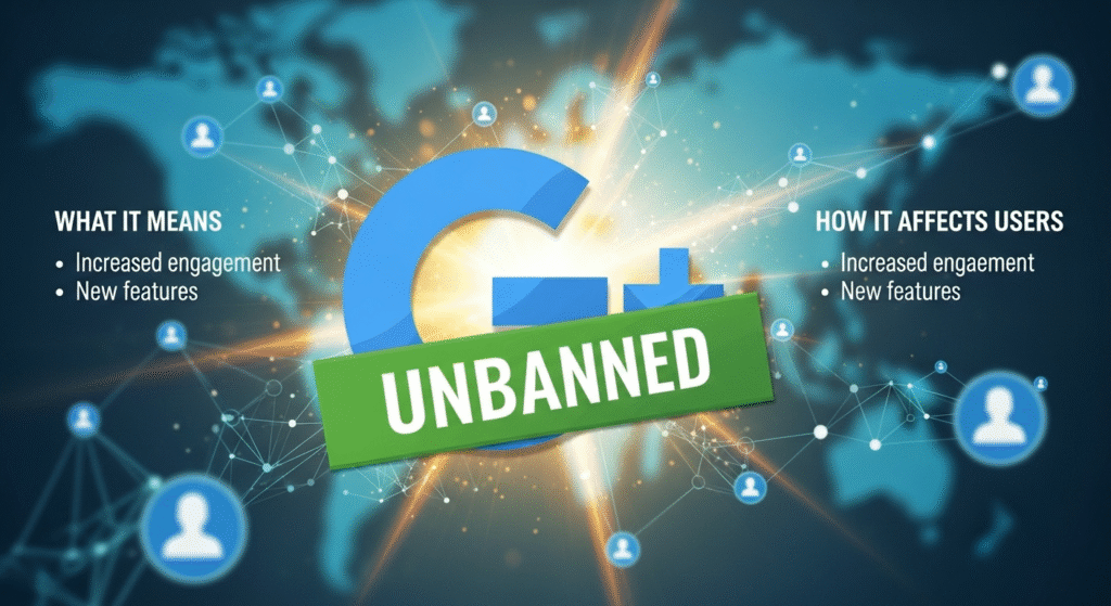 Unbanned G+