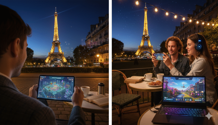 playbattlesquare exploring paris after dark